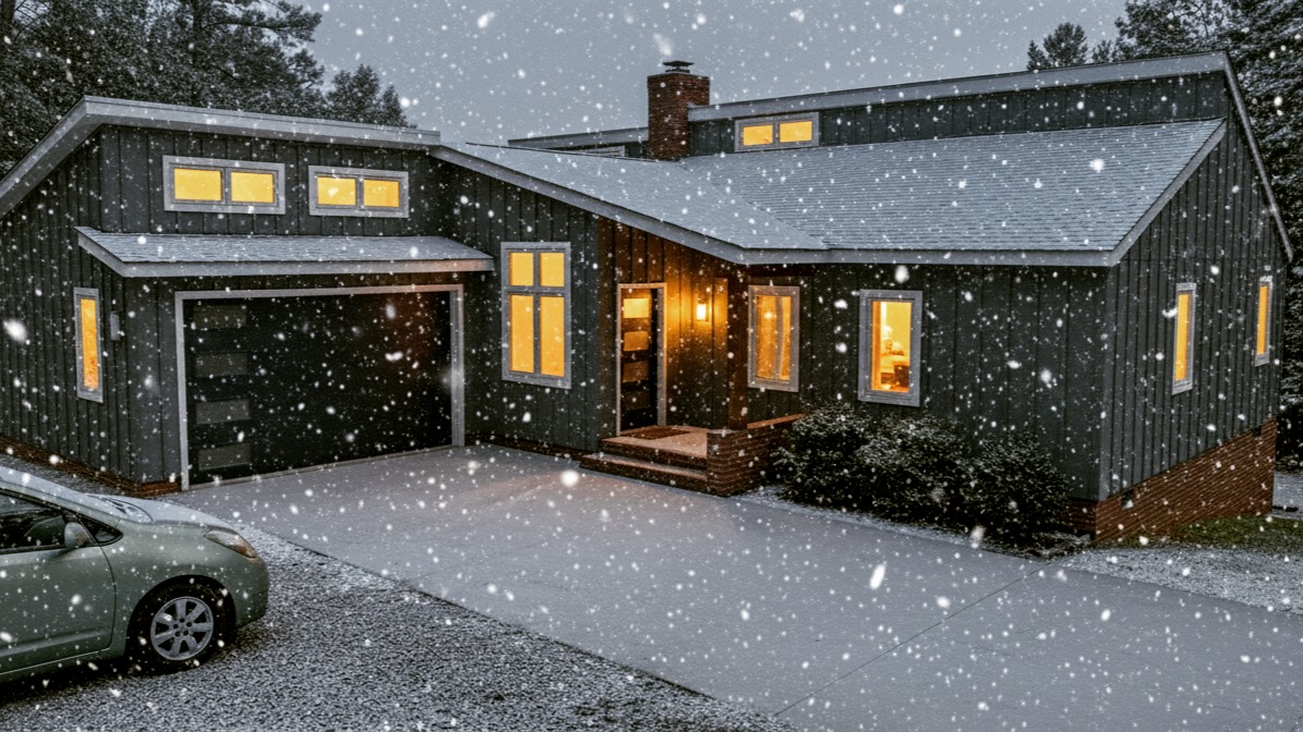 Another snow day, another fun render.