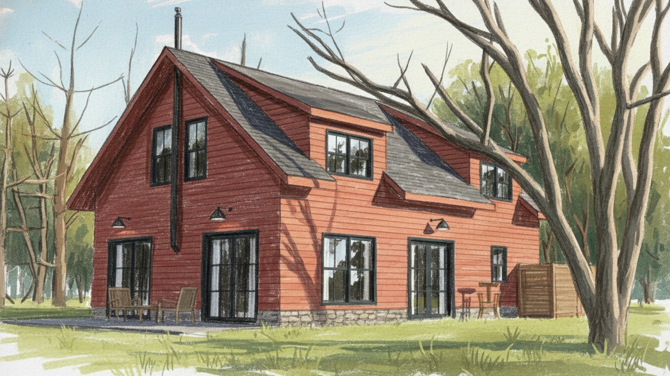 With the weather turning this week it is hard not to think of summer plans and places. My mind thinks of places on the river like the Holly Point barn we designed for a Richmond family a couple seasons back as a base camp for an ongoing house restoration and long term use as a party barn or guest cottage alongside the waterfront. Making places for generations is the dream.